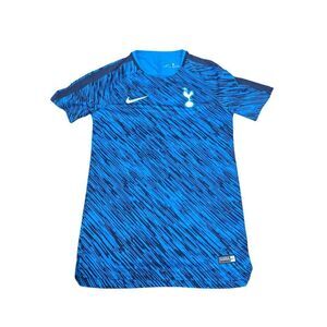 Nike Tottenham Spurs Training Jersey Blue 2018-19 Size S Authentic Dri-Fit